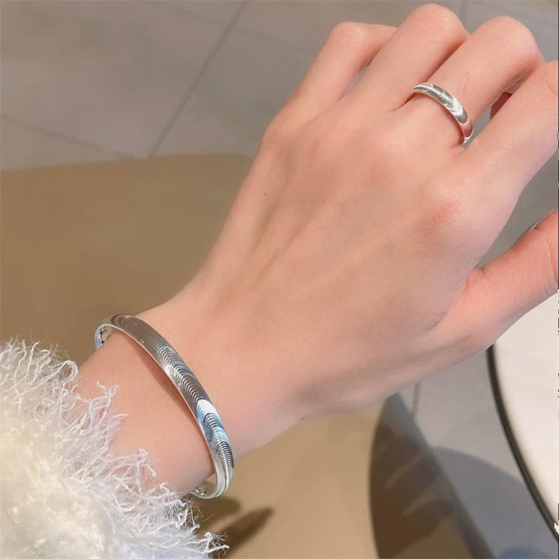 Pulsera de Piedra Ojo de Gato Pulida 