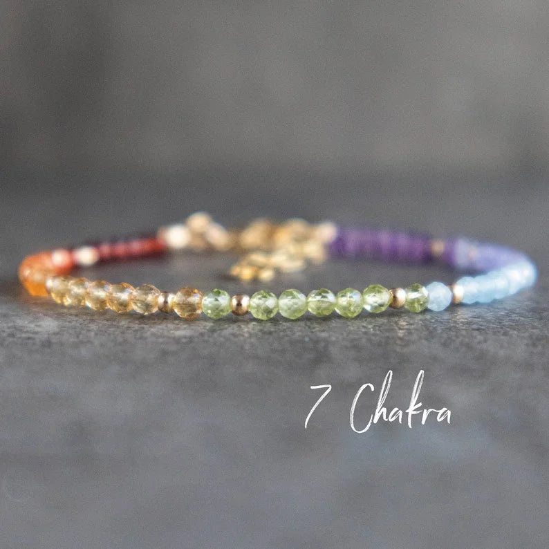 Pulsera de Piedras Naturales 7 Chakras