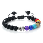 Pulsera de Piedras Naturales y Elefante 7 Chakras 1