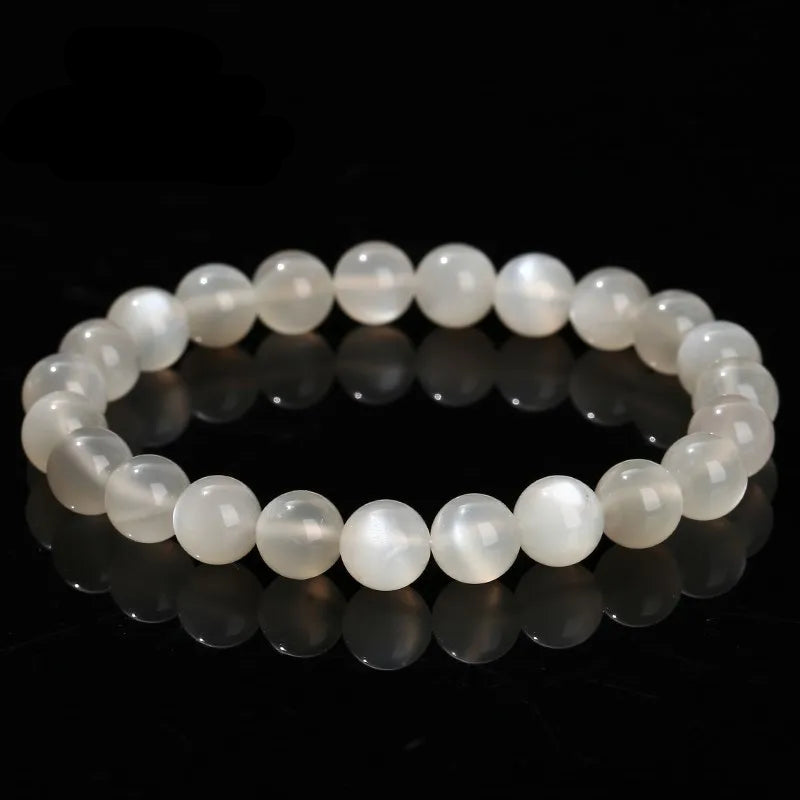 Pulsera de Piedras Naturales Piedra de Luna para Mujer
