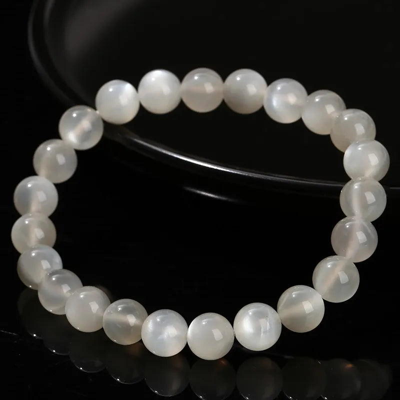 Pulsera de Piedras Naturales Piedra de Luna para Mujer