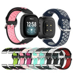 Pulsera de silicona para reloj Fitbit Versa 3, Versa 4, Sense 1 y Sense 2 