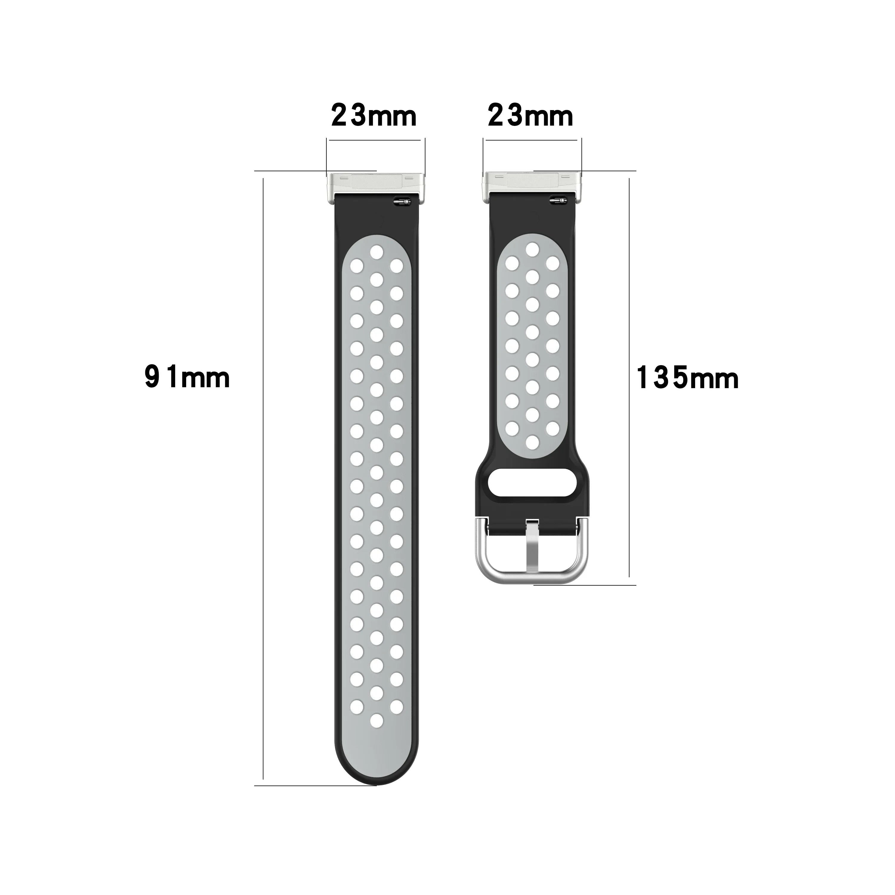 Pulsera de silicona para reloj Fitbit Versa 3, Versa 4, Sense 1 y Sense 2 