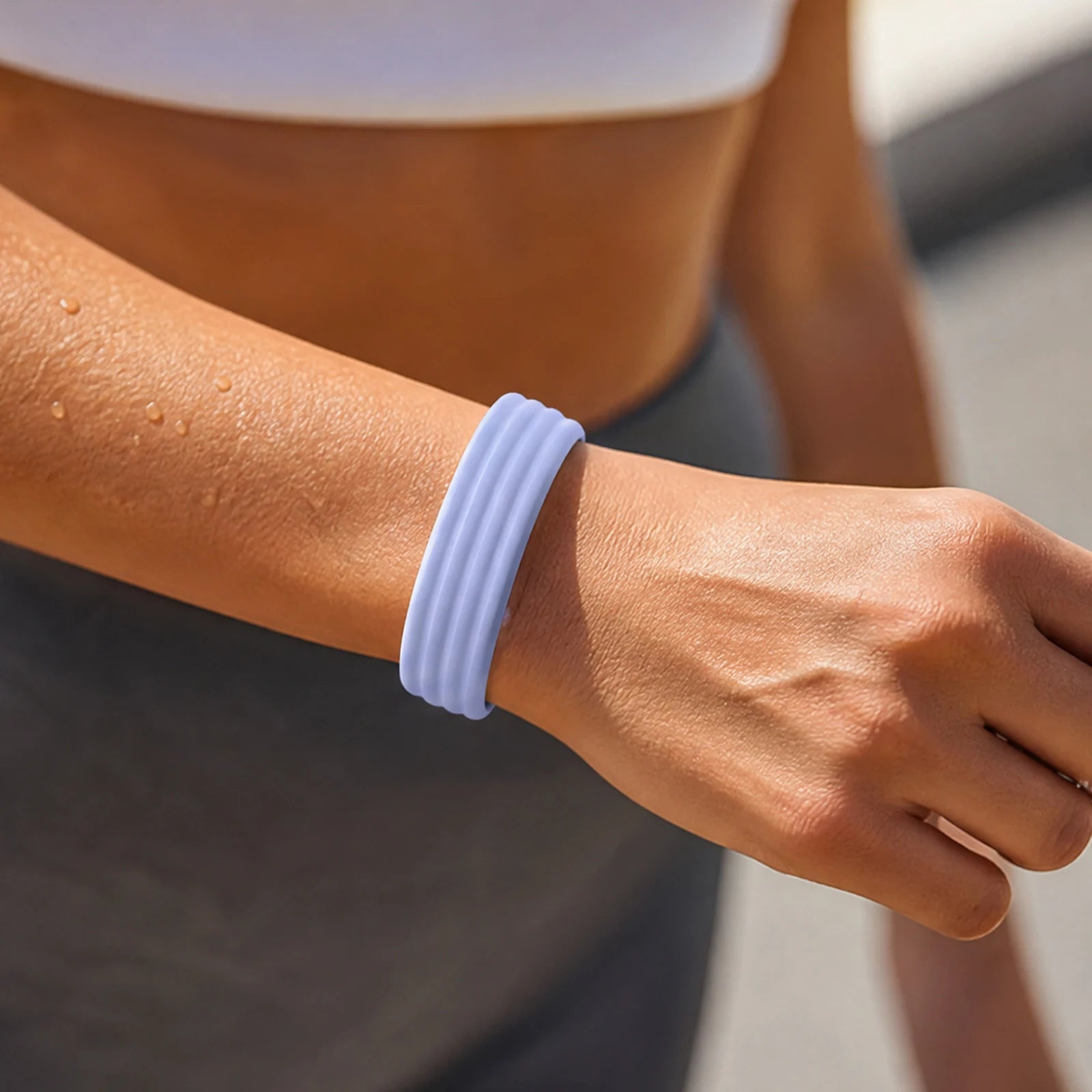 Pulsera de silicona para reloj Google Fitbit Air azul