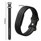 Pulsera de silicona para reloj Google Fitbit Air negro