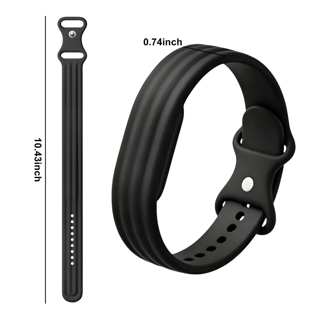 Pulsera de silicona para reloj Google Fitbit Air negro