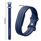 Pulsera de silicona para reloj Google Fitbit Air azul marino