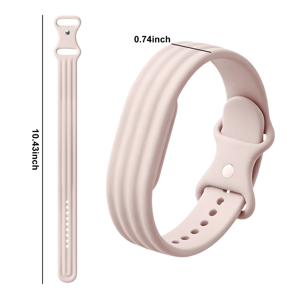 Pulsera de silicona para reloj Google Fitbit Air rosa