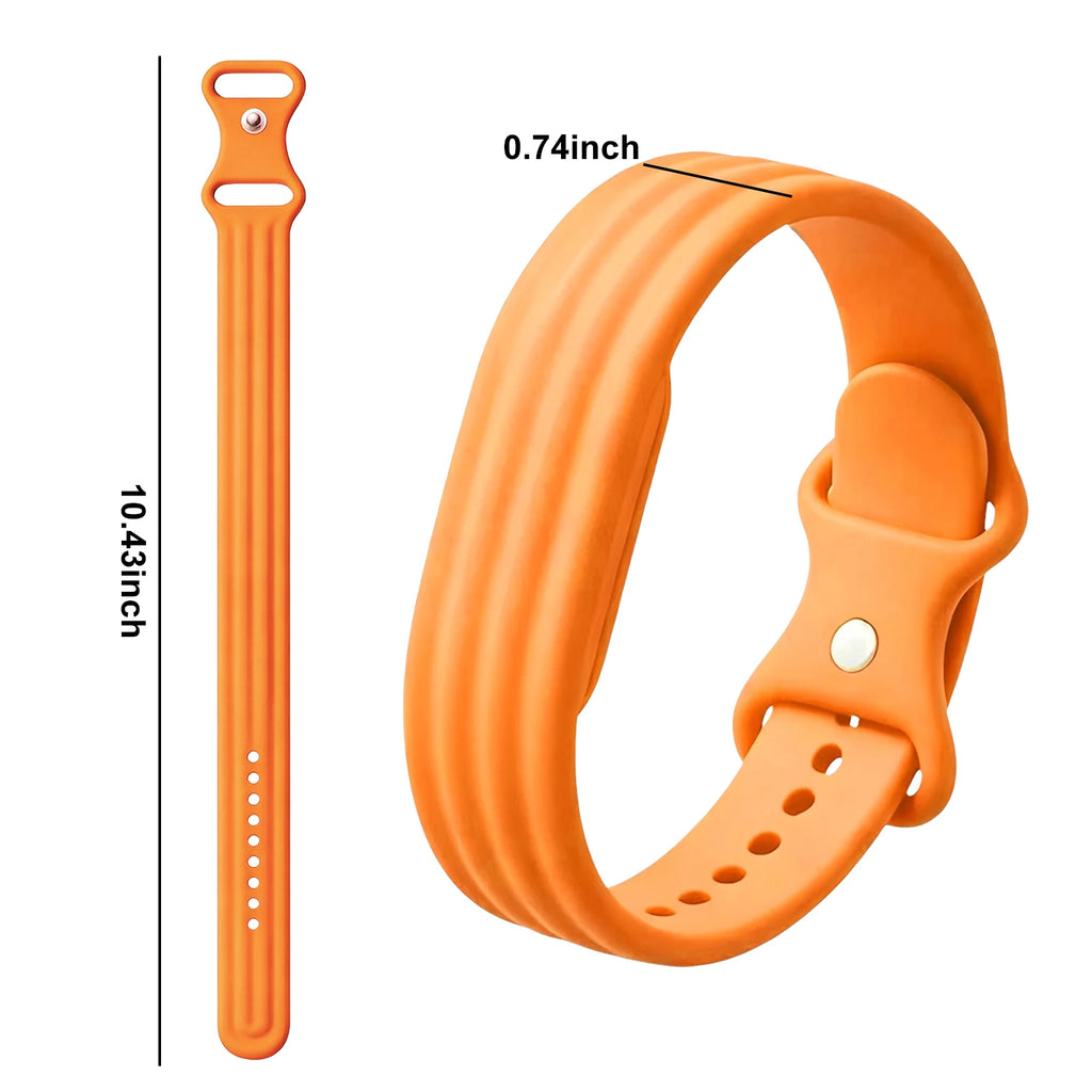 Pulsera de silicona para reloj Google Fitbit Air naranja