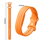 Pulsera de silicona para reloj Google Fitbit Air naranja