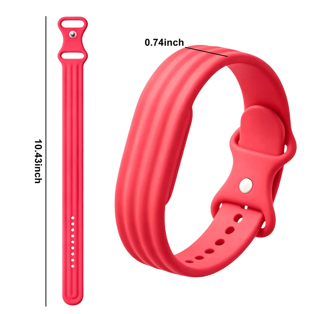 Pulsera de silicona para reloj Google Fitbit Air fucsia