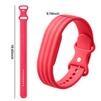 Pulsera de silicona para reloj Google Fitbit Air fucsia