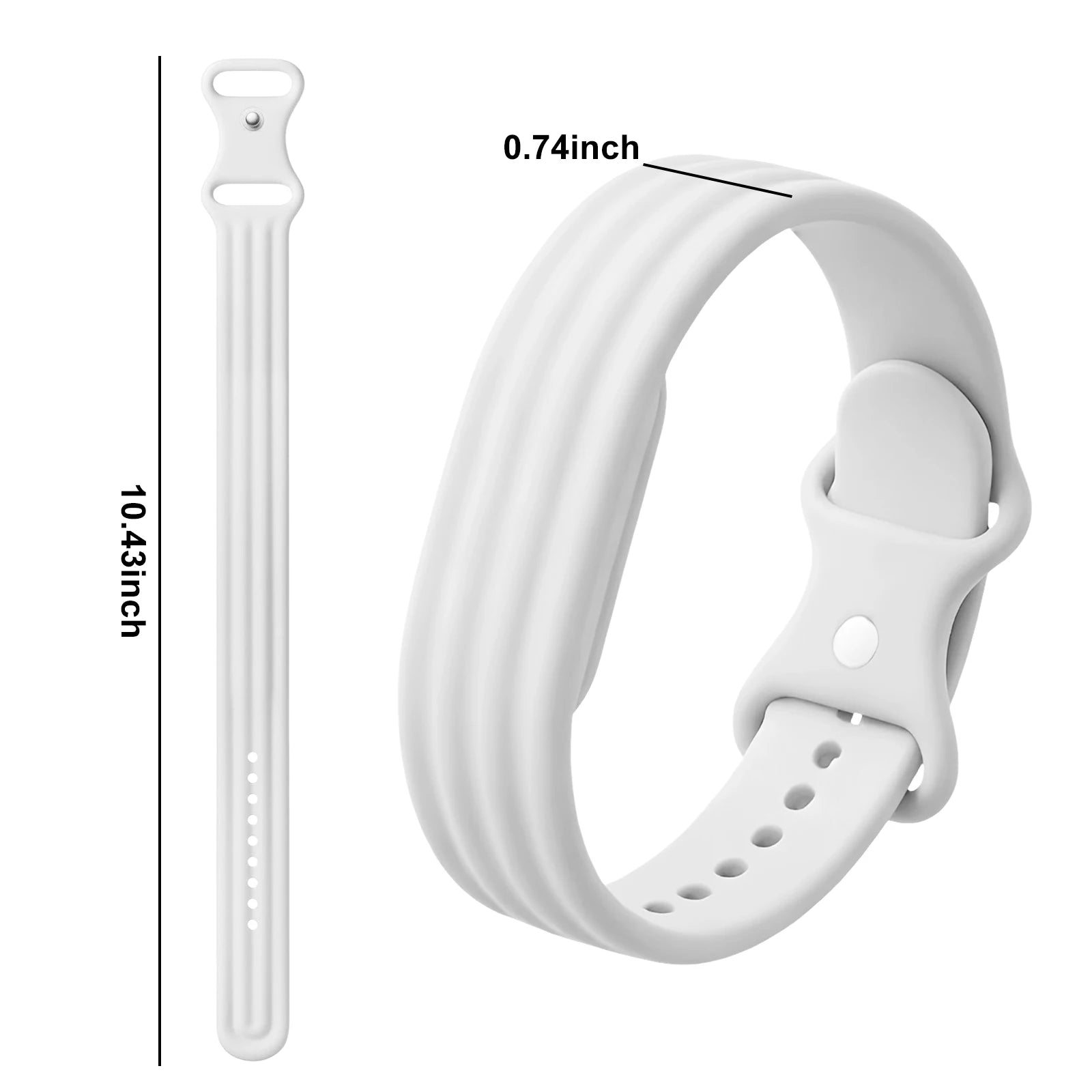 Pulsera de silicona para reloj Google Fitbit Air blanco