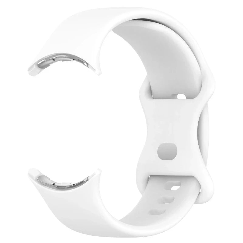 Pulsera de silicona para Smartwatch Google Pixel Watch 1 y 2 blanca