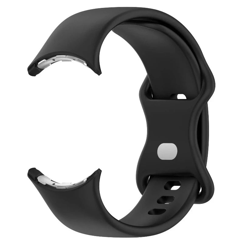 Pulsera de silicona para Smartwatch Google Pixel Watch 1 y 2 negra
