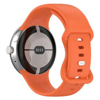 Pulsera de silicona para Smartwatch Google Pixel Watch 1 y 2 naranja