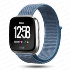 Pulsera de Tela para Reloj Fitbit Versa 3 Versa 4 Sense 2 azul