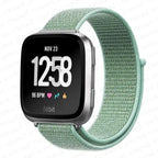Pulsera de Tela para Reloj Fitbit Versa 3 Versa 4 Sense 2 verde