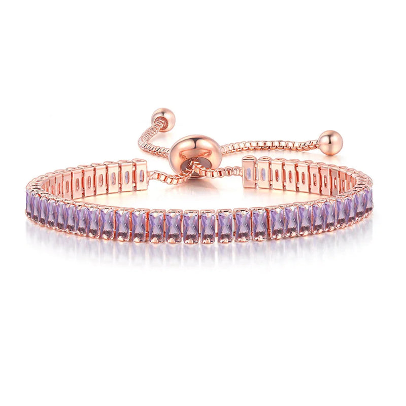 Pulsera de Zirconia de Color Piedra de Nacimiento