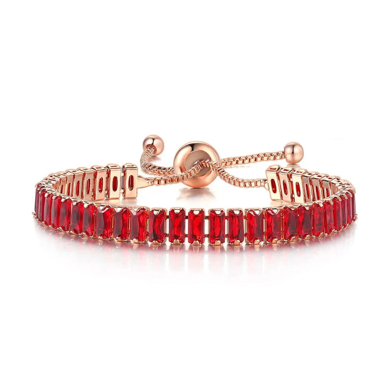 Pulsera de Zirconia de Color Piedra de Nacimiento