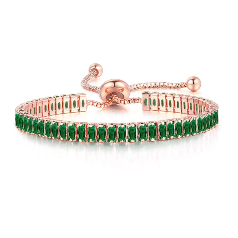 Pulsera de Zirconia de Color Piedra de Nacimiento