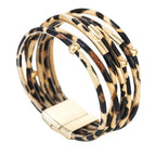 Pulsera Étnica Multicapa Leopardo 2