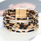 Pulsera Étnica Multicapa Leopardo 2