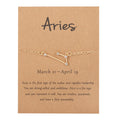 Pulsera Mujer Signo del Zodiaco 12 Constelaciones aries