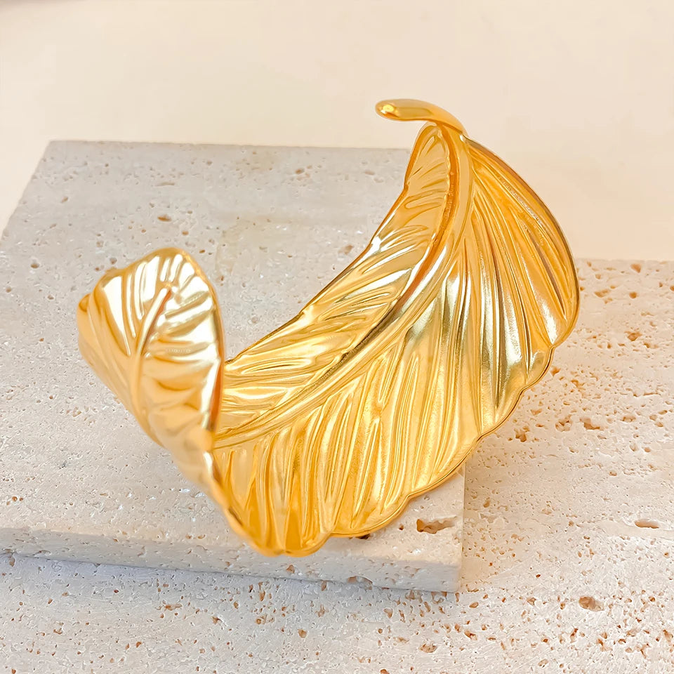 Pulsera Hoja de Laurel Otoñal