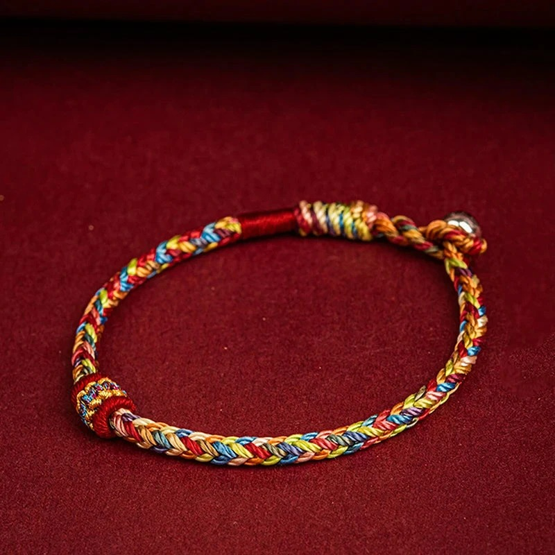 Pulsera Gourmette Multicolor Budista Tibetana