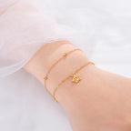 Pulsera Flor de Loto Mujer Gourmette oro
