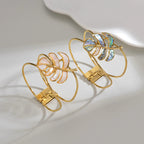 Pulsera Hoja de Palma azul