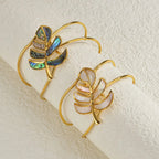 Pulsera Hoja de Palma blanca