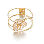 Pulsera Hoja de Palma blanca