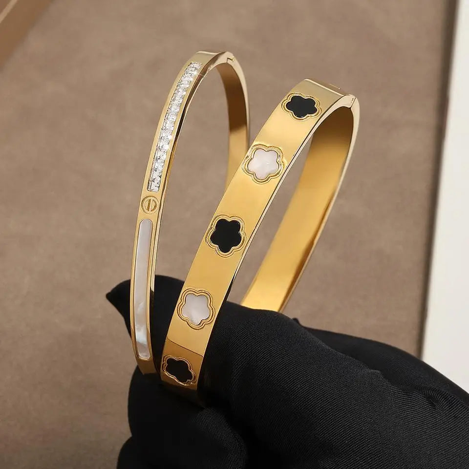 Pulsera Gourmette Flores Finas de 5 pétalos b