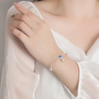 Pulsera Gourmette Flor de Loto Mujer