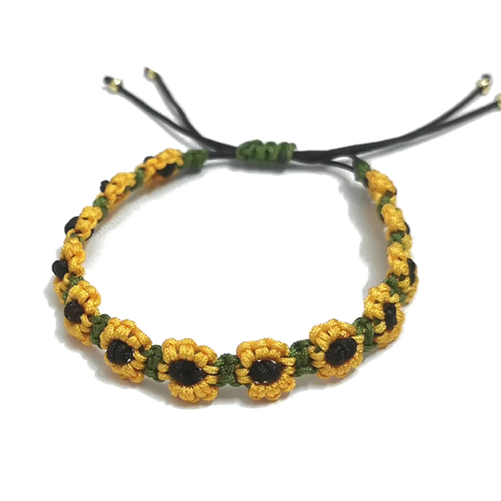 Pulsera Gourmette Flor de Girasol