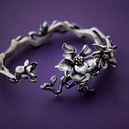 Pulsera Gourmette Flores de Magnolia