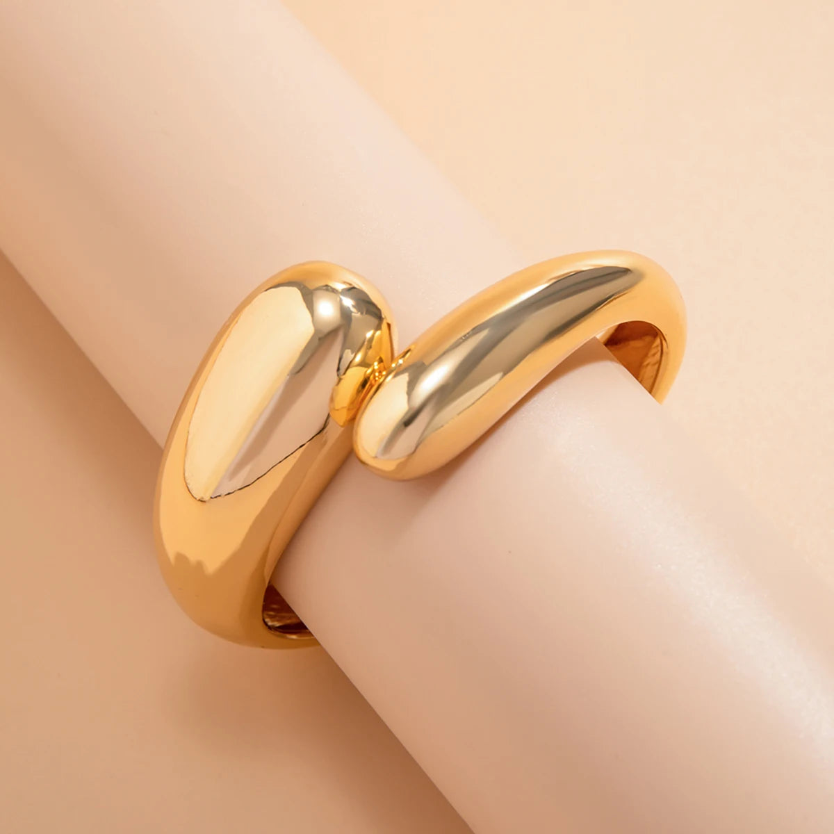 Pulsera Gourmette Gota de Agua oro