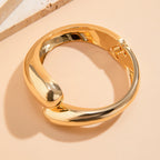 Pulsera Gourmette Gota de Agua oro