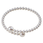 Pulsera Gourmette para Mujer en Perlas