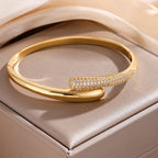 Pulsera Gota de Agua de Circonio para Mujer oro