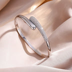Pulsera Gota de Agua de Circonio para Mujer plata