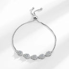Pulsera Gota de Agua y Circonio