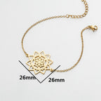 Pulsera Flor de la Vida Mandala Pulsera Dawapara Mujer