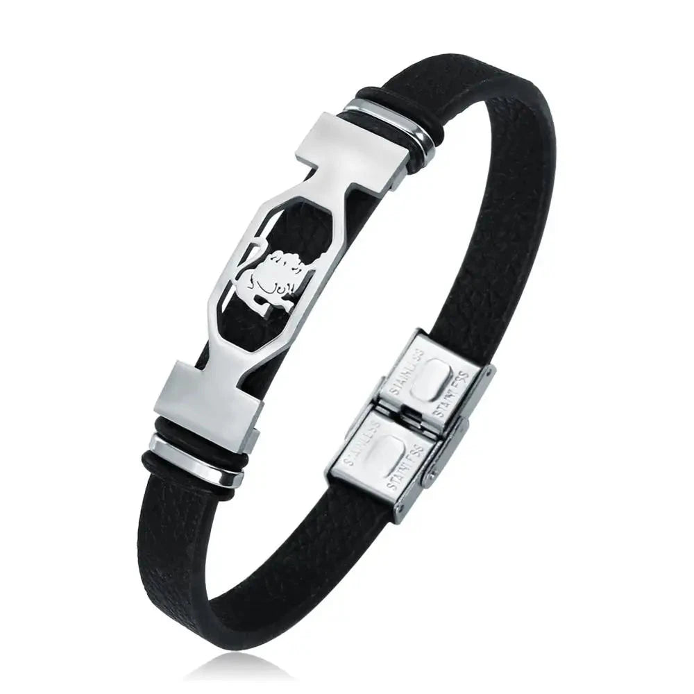 Pulsera Hombre Signo del Zodiaco leo