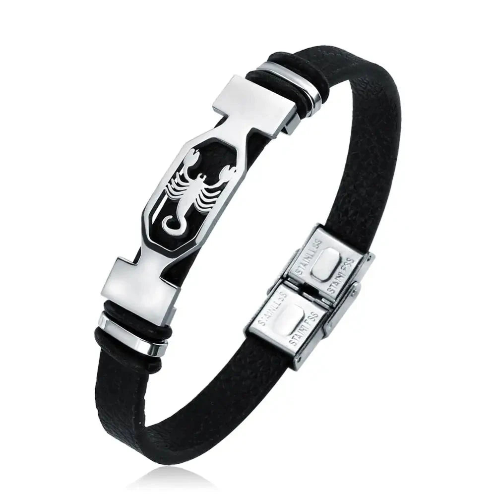 Pulsera Hombre Signo del Zodiaco escorpio