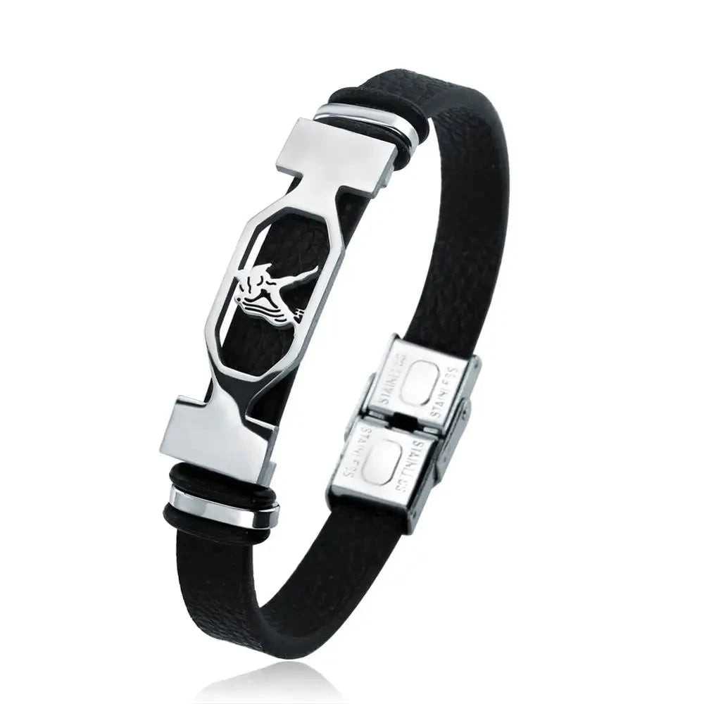 Pulsera Hombre Signo del Zodiaco acuario