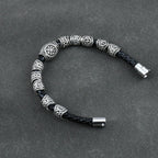 Pulsera Hombre Vikinga Runas Nórdicas 
