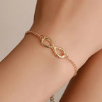Pulsera Infinita Discreta oro